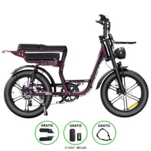 Fatbike V20 Pro - Comfort - Lage instap - Paars