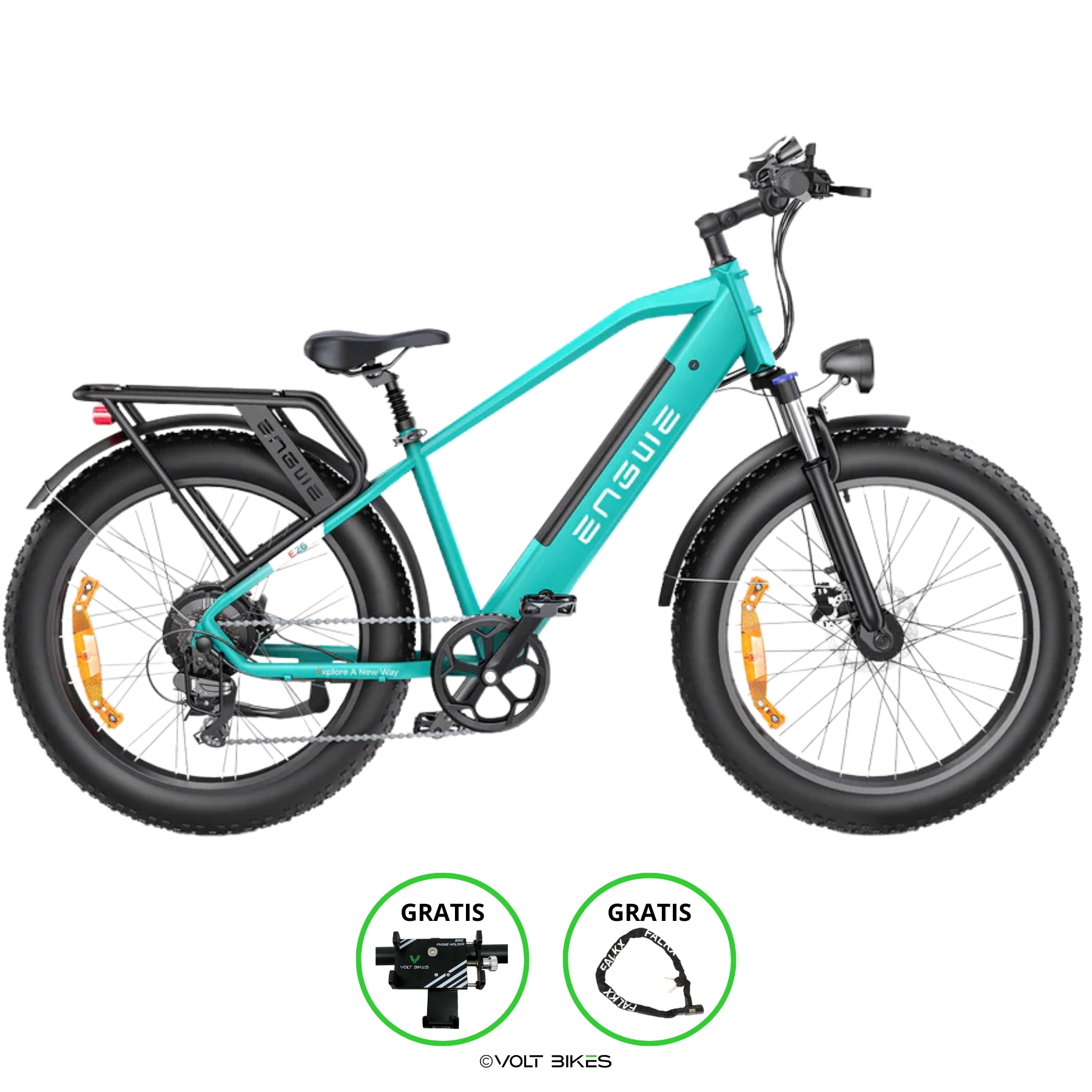 ENGWE E26 BLAUW FATBIKE