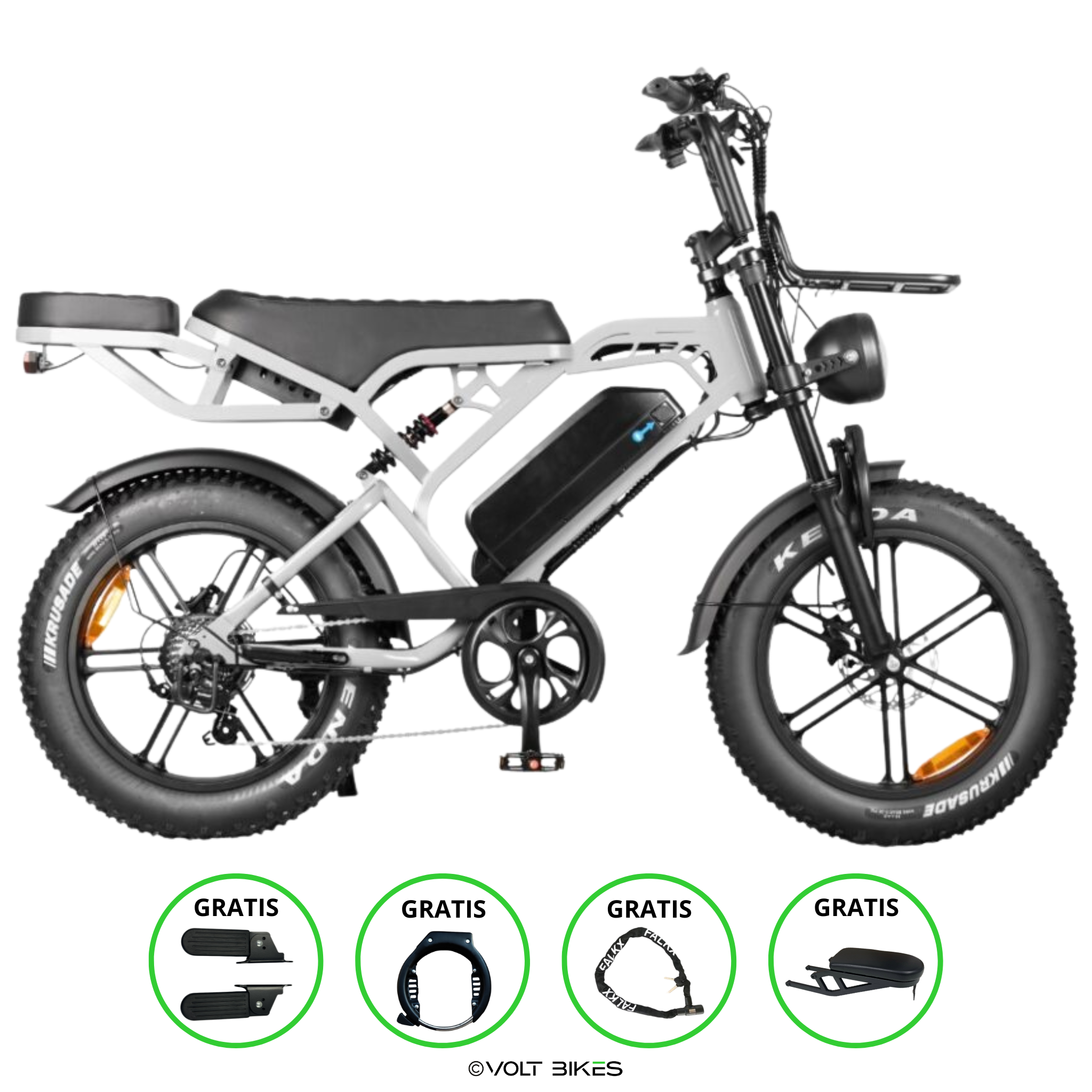 Fatbike V20 Pro - Nardo Grey