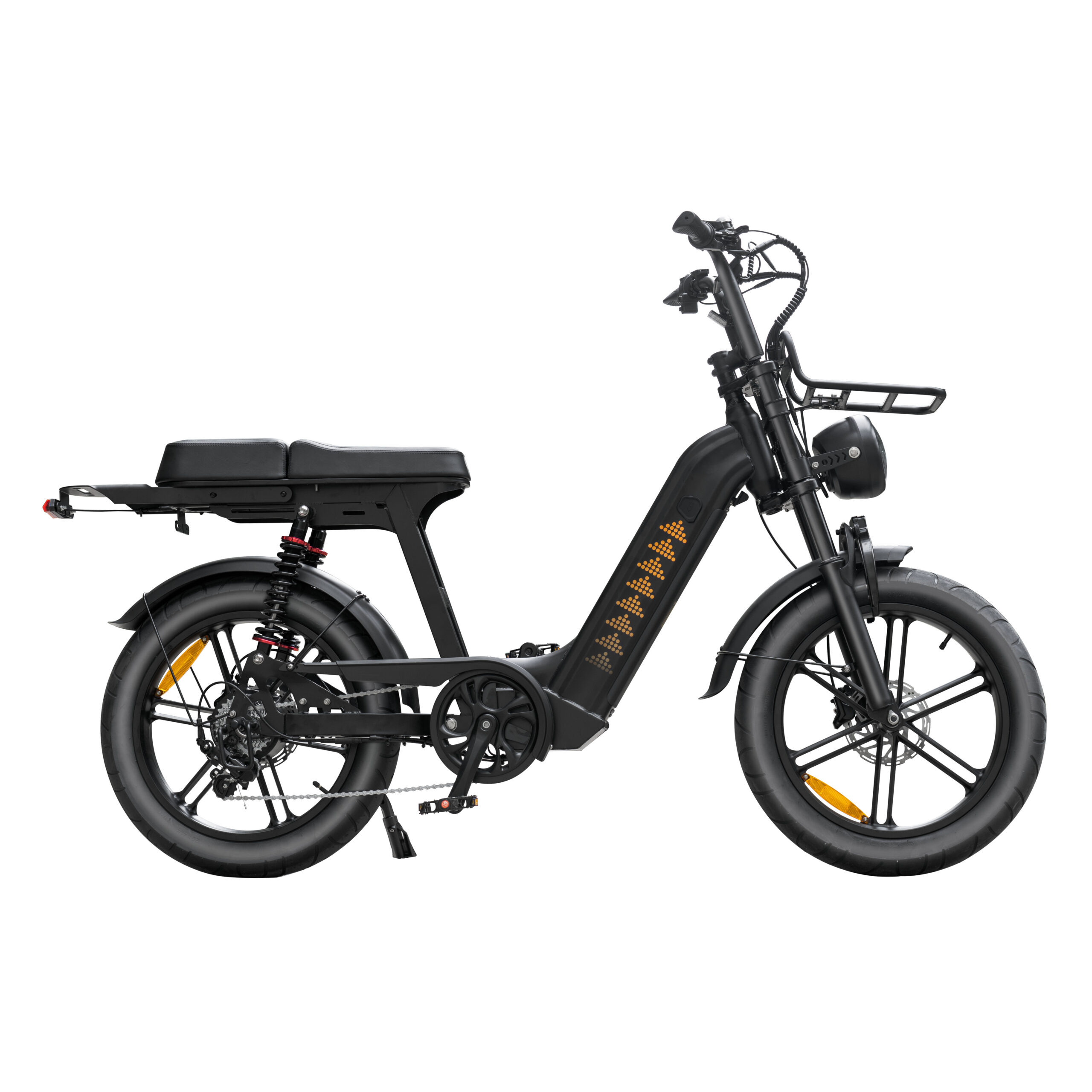 Fatbike V20 Pro - D50 editie - Lage instap - Zwart